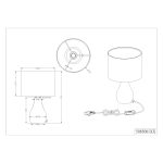 TRIO COLORIT excl. 1 x E14, max. 40W H:31cm, D:20cm, /KIFUTOTT!!/