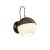 Viokef Brody black wall lamp