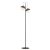 Viokef Brody black indoor floor lamp