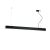 VIOKEF Linear Suspended L1700 4000K Black Dim. Station Ul - VIO-3911-00170-4-B-D5