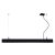 VIOKEF Pendant Black L:1130 Direct - Indirect Top Line Dimmable - VIO-3911-0024-2-B-D3