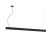 VIOKEF Linear Suspended L2540 3000K Black Dim. Ciba - VIO-3916-00254-3-B-P-D4