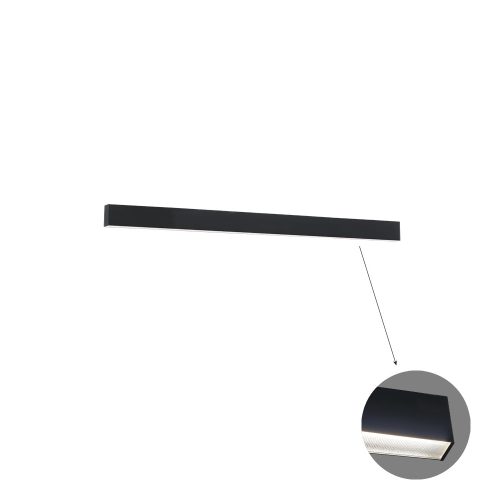 VIOKEF Linear Ceiling L860 4000K Black Microprismatic Cib - VIO-3916-01086-4-B-M-N
