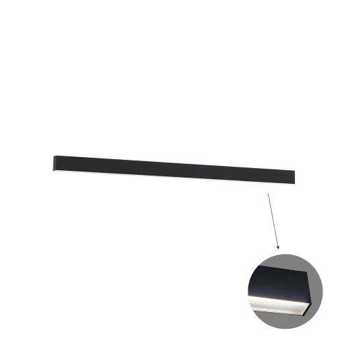 VIOKEF Linear Wall Lamp L1980 4000K Black Microprismatic - VIO-3916-02198-4-B-M-D4