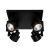 Viokef MAGMA black ceiling lamp
