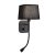 Viokef HENDRIX black wall lamp