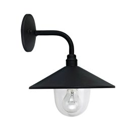 Viokef PILOS black outdoor wall lamp