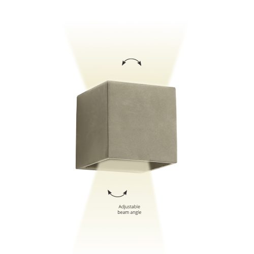 Viokef SAMOS gray wall lamp