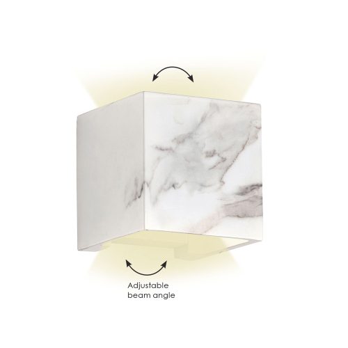 Viokef DAVOS white wall lamp