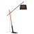 Viokef CRANE black indoor floor lamp