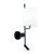 Viokef MARA black wall lamp