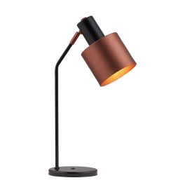 Viokef Dexter black table lamp
