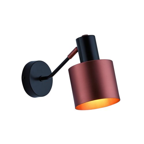 Viokef Dexter black wall lamp