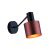 Viokef Dexter black wall lamp