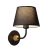 Viokef Largo black wall lamp