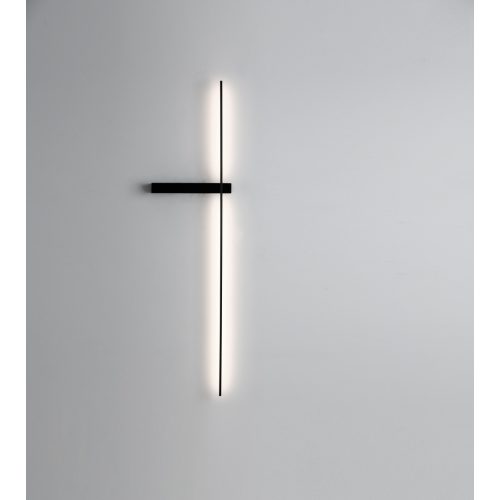 Viokef SLIM black wall lamp