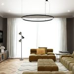 VIOKEF Pendant Lamp Black D:1270 3000K Verdi - VIO-4224200