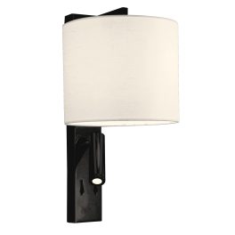 Viokef Mayor black wall lamp