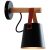 Viokef Vetra black wall lamp