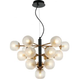 Viokef Naysika black chandelier