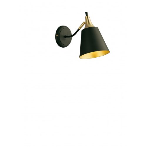 Viokef Menta black wall lamp