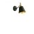 Viokef Menta black wall lamp