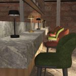 Viokef PRINCESS black table lamp