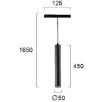 VIOKEF Pendant Track 12W Magnetic - VIO-4244201