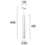 VIOKEF Pendant Track White 12W Magnetic - VIO-4244202