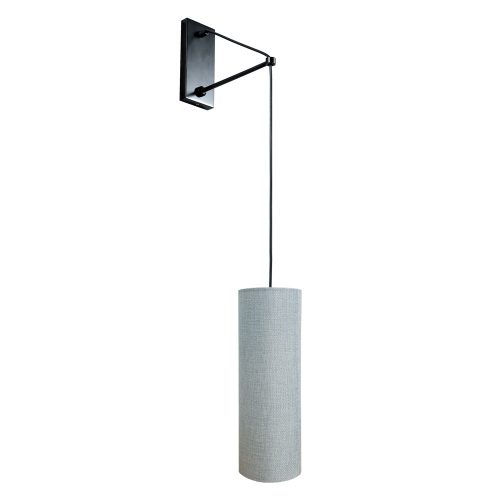 Viokef SALINA black wall lamp