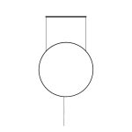Viokef Shadow black wall lamp