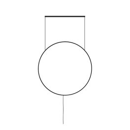 Viokef Shadow black wall lamp