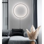 Viokef Shadow black wall lamp