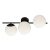 Viokef FLORIS black wall lamp