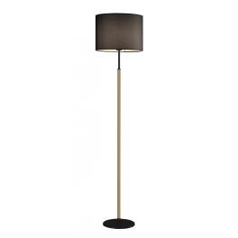 Viokef Alexander black indoor floor lamp