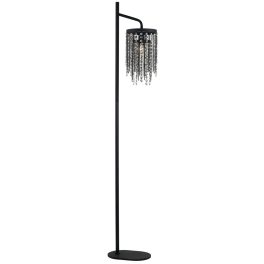 Viokef Julianna black indoor floor lamp