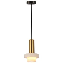 VIOKEF Pendant Lamp Gold+White H:230 Marble - VIO-4266000