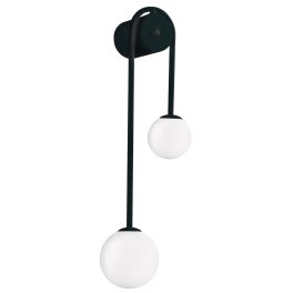 Viokef Polina black wall lamp