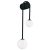 Viokef Polina black wall lamp
