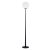 Viokef POLINA black indoor floor lamp