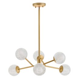 Viokef DIAMOND gold chandelier