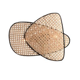 Viokef GHEISA black wall lamp