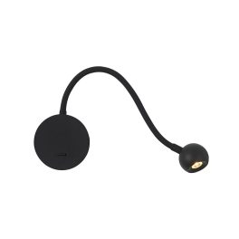Viokef SEBASTIAN black wall lamp