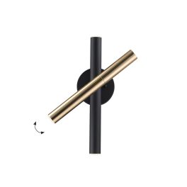 Viokef BALLET black wall lamp