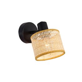 Viokef ERICA black wall lamp
