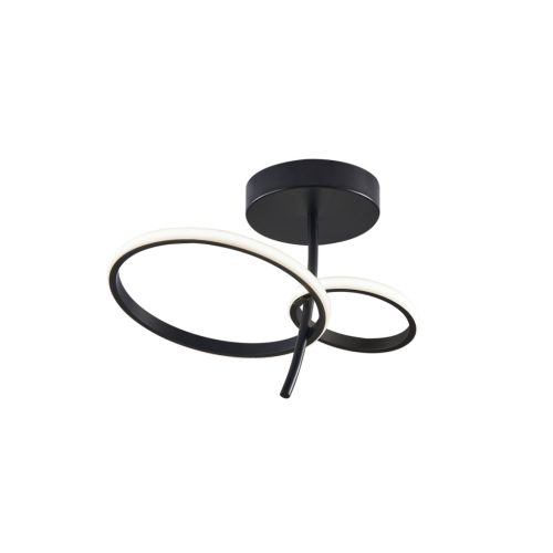 Viokef DOUBLE black ceiling lamp