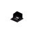 Viokef ADEN black recessed indoor light