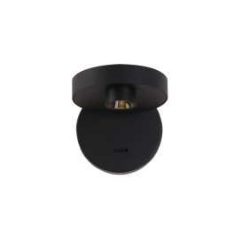 Viokef FACTORY black outdoor wall lamp