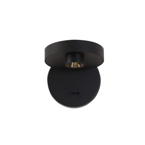Viokef FACTORY black outdoor wall lamp