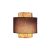 Viokef RIVIERA brown outdoor wall lamp